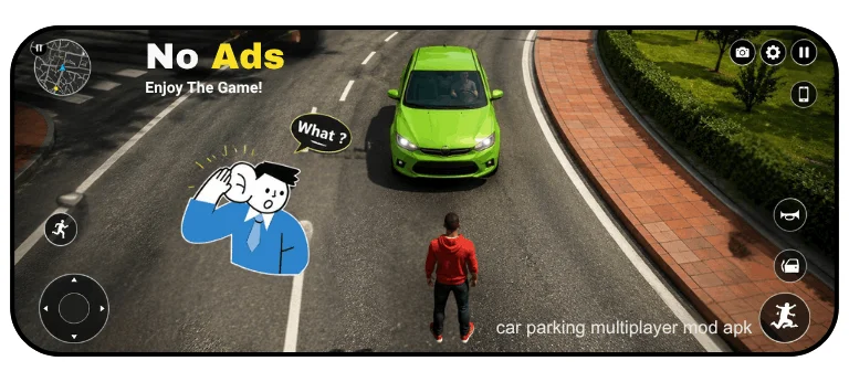 Ad-free gameplay experience in Car Parking Multiplayer MOD APK