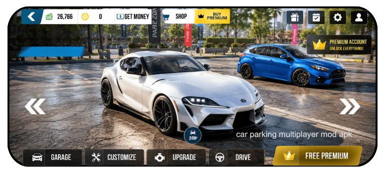 Car Parking Multiplayer vehicle exchange and premium car marketplace