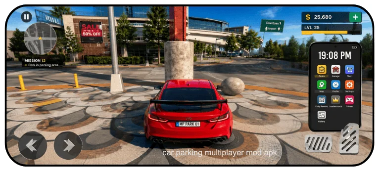Premium content unlocked without in-app purchases in Car Parking Multiplayer